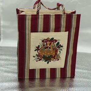 Longaberger Christmas tote. Retired
